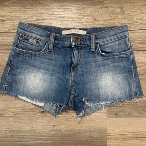 Joe's Jeans Women's Blue Denim Cut Off Shorts Size 23